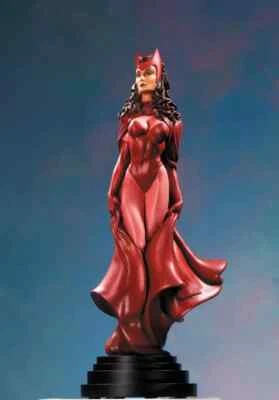 BOWEN DESIGNS MARVEL COMICS BRUJA ESCARLATA ESTATUA PINTADA POR ERICK SOSA NUEVO EE. UU. Foto 1 de 4