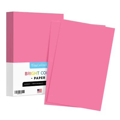 Papel de color ultra fucsia brillante, 24 lb Bond (90 gsm), 11 x 17, 100 hojas Foto 1 de 4