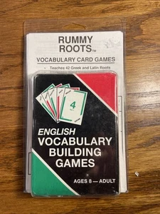 Rummy Roots English Vocabulary Building Games COMPLETE, Excellent! - Picture 1 of 6