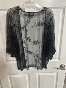 Adrianna Papell beautiful sequined and beaded shrug - Small Essential Evening - Picture 1 of 6