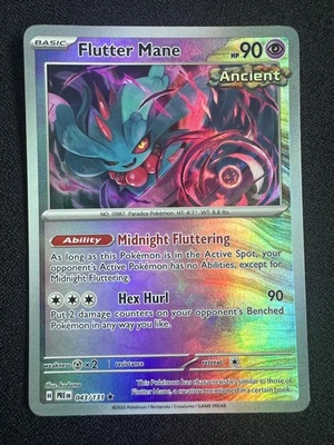 Flutter Mane (Master Ball Pattern) 043/131 SV: Prismatic Evolutions Rare NM - Image 1 of 2