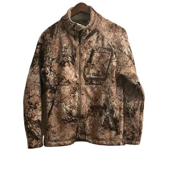 Chaqueta Cabelas Para Hombres Camuflada Caparazón Suave Realtree Exterior Caza Talla Mediana Foto 1 de 4