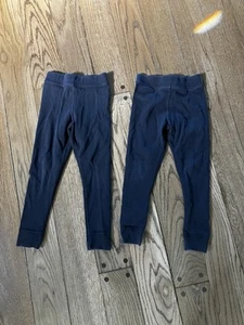 Hanna Andersson Black Ribbed Leggings 4T Lot 100 - Picture 1 of 1