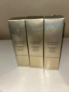 3 PACK KEVYN AUCOIN THE ETHEREALIST SKIN ILLUMINATING FOUNDATION DEEP EF 16 NIB - Picture 1 of 1