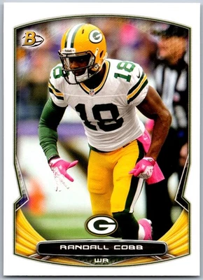2014 Bowman 44 Randall Cobb    Green Bay Packers Football Card - Image 1 of 2