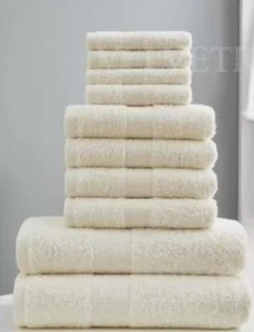 EGYPTIAN LUXURY 100% COTTON TOWEL 6 Piece Bale Set Face Hand Bath Towel . - Picture 1 of 1