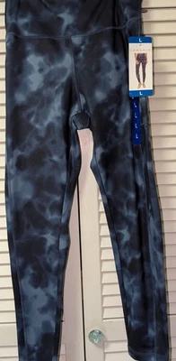 Новый с Ярлыками Danskin женщины темно-синий стирка печать леггинсы размер большой максимальный комфорт  - Изображение 1 из 4