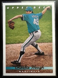 1993 Upper Deck - Charlie Hough #518 Florida Marlins First Season - Picture 1 of 2