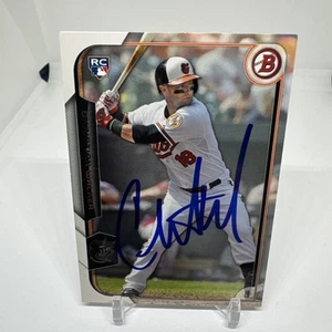 Christian Walker 2015 Bowman #144 radiocontrol Houston Astros firmado - Imagen 1 de 2