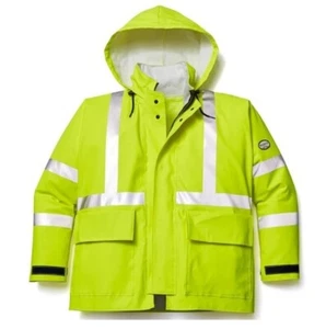 RASCO Reflective FR Rain Jacket RJY1000 - Size Large - Picture 1 of 2