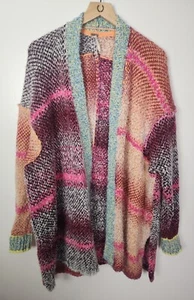 Free People Damen Gr. M Daydreamer bunte Oversize Strickjacke - Bild 1 von 6
