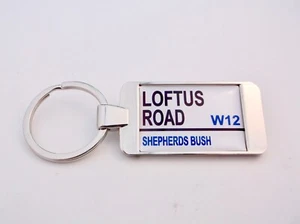 QPR STADIUM ROAD BADGE STREET SIGN KEYRING KEY FOB KEYFOB PIN CHAIN GIFT - Picture 1 of 1
