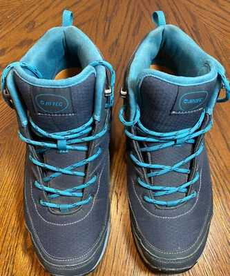 Women's Hi-Tec Teal & Gray Active Hiking Boots Size 9.5B - Image 1 of 4
