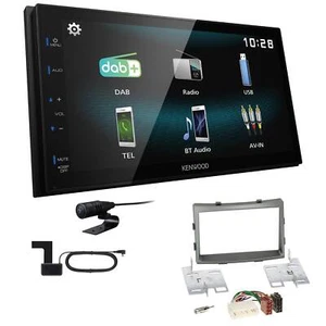 Kenwood Autoradio DAB+ Bluetooth für Ssangyong Rodius II ab 2013 dunkelsilber - Bild 1 von 5