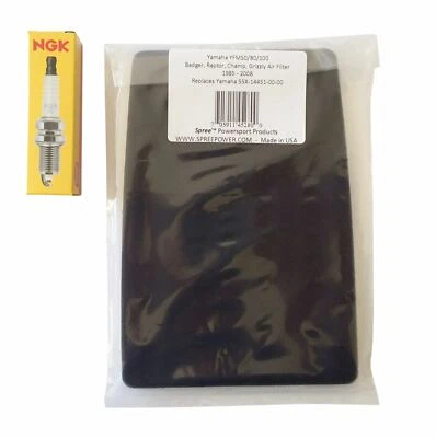 Воздушный фильтр для квадроцикла Yamaha Raptor 50 80 YFM50 YFM80 со свечой зажигания быстрая доставка - Изображение 1 из 4