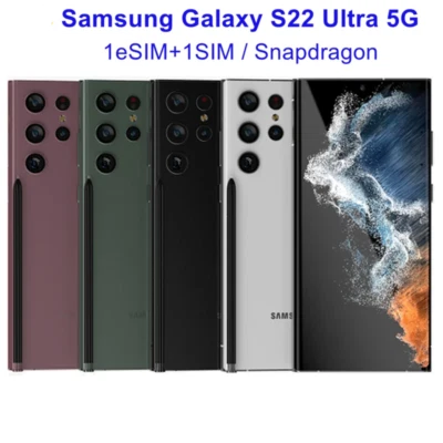 Samsung Galaxy S22 Ultra S908U 6.8" 128/256/512GB  SmartPhone Sbloccato Nuovo - Immagine 1 di 4