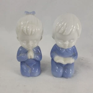 Vintage Porcelain Praying Girl and Boy Figurines By “Lego” Made In Japan  IDGK1 - Picture 1 of 9