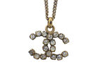 Chanel Necklace Gp Rhinestone Cork With Storage Bag Used Pawn Shop Listing