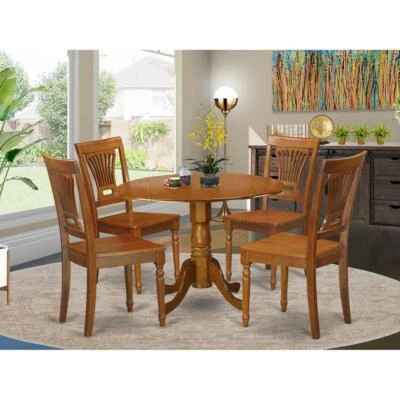5  Pc  Kitchen  nook  Dining  set-small  Kitchen  Table  and  4  Dining  Chairs - Image 1 of 4