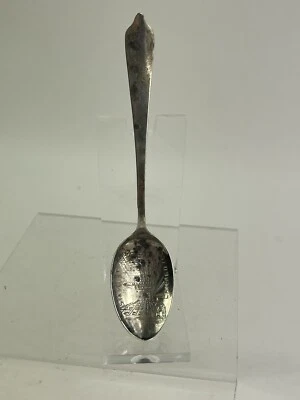 Cuchara de recuerdo de ley State Street Chicago Illinois Wallace 13 gramos 5-3/4 pulgadas Foto 1 de 4