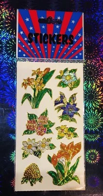 Glitzer Sticker 90er Vintage Aufkleber fürs Stickeralbum Teil-Sammlungsauflösung - Bild 1 von 2