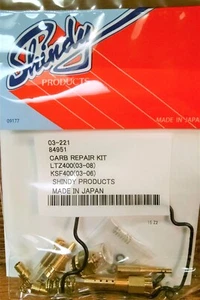 Carburetor Carb Rebuild Kit Suzuki LTZ400 LT-Z400 Quadsport Z400 '03-08 4-Stroke - Picture 1 of 2