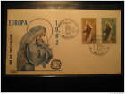 1963 Edifil 1519/20 Europe Cept Virgin Vierge Angle Painting Fdc Spd Wellness