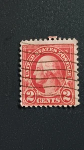Used George washington 2 cent stamp red - Picture 1 of 1