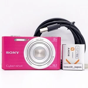 SONY Cyber-shot DSC-W730 Pink Digital Camera 16.1 MP 8x Optical Zoom fromJapan - Picture 1 of 8