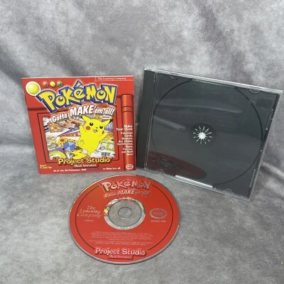 Pokemon Project Studio Red Version Gotta Make 'em All -Nintendo CD-ROM w/ manual - Image 1 of 4