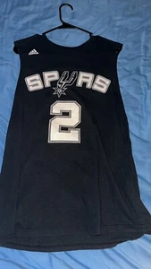 Kawhi Leonard #2 San Antonio Spurs Jersey Sleeveless T-Shirt Adidas Men’s Large - Picture 1 of 5