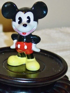 Rare Vintage Pie Eye Mickey Figurine Disney Japan - Picture 1 of 2