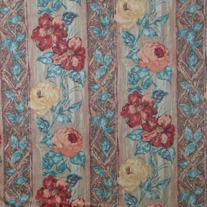 TRENTHAM Vintage Roses Cotton Fabric BDP Fabrics Curtain Upholstery Cushions 54" - Picture 1 of 9