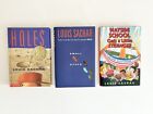 Holes Louis Sachar Hardcover Book Lot w/ Small Steps & Wayside School