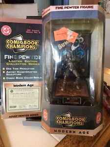 FUMETTO CHAMPIONS FINE PELTRO REPLICA 1995 MR FREEZE BATMAN - Foto 1 di 5