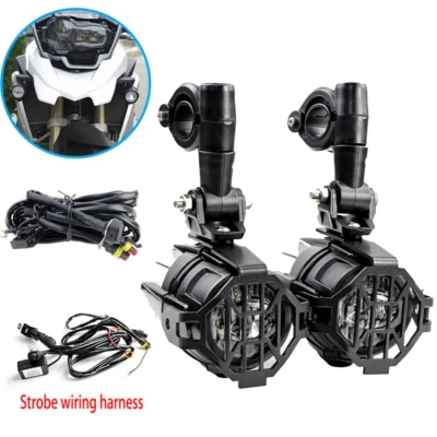 For Ducati 998 Diavel Hypermotard 40W LED Auxiliary Fog Lights Driving Lamps - Image 1 of 4