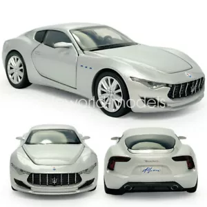 1:32 Maserati Alfieri Silver Model Car Diecast Toy Cars Toys for Boys Kids Gifts - Picture 1 of 24