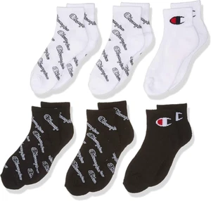 Champion Kids Quarter Socks - 6 Pack - Picture 1 of 36