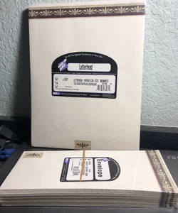 SPECIAL OCCASION LETTERHEAD "FLORENCE" & MATCHING ENVELOPES - GREAT PAPERS!