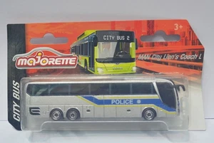 Majorette MAN Lion's City Coach L Bus Police - Picture 1 of 1