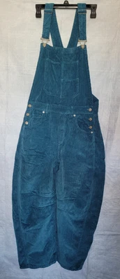 Mono Free People We The Free Good Luck barril verde azulado pana talla mediana nuevo sin etiquetas Foto 1 de 4