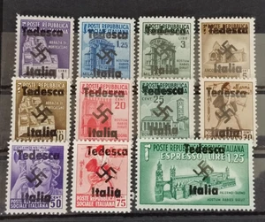 Local Deutsches Reich WWll Propaganda Fantasy overprint Tedesca Italia MNH - Picture 1 of 1