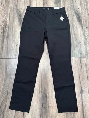 Женские узкие брюки Old Navy с высокой посадкой Pixie черные размер 6 секретно-гладкие карманы - Изображение 1 из 4