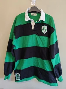 Blarney Ireland Rugby Shirt Grün Schwarz Langarm Herren XL Irish Polo Shamrock - Bild 1 von 10