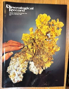 The Mineralogical Record Magazine January/February 1994 - Jamestown Mine Gold - Picture 1 of 2