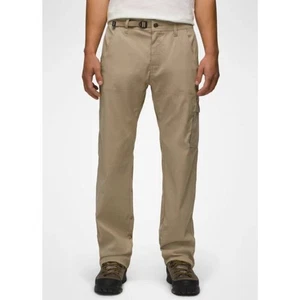 Prana Men's Stretch Zion Pants Sandbar Tan NWT Size 33x36 Outdoor Hiking - Picture 1 of 6