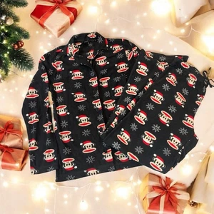 Y2K Paul Frank Julius Affe Fleece Pyjama Set Damen Small Nachtwäsche 2010 - Bild 1 von 18