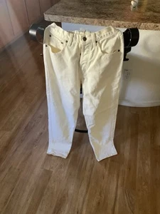Vintage Guess Georges Marciano Jeans Cream Denim Women’s 29x29 - Picture 1 of 9