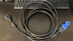 DVI video cable heavy duty with DVI to VGA adapter (Included) - Picture 1 of 4