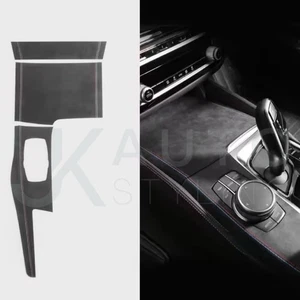 BMW 5 Series G30 G38 2018-2023 negro Alcantara consola central panel engranaje moldura - Imagen 1 de 4